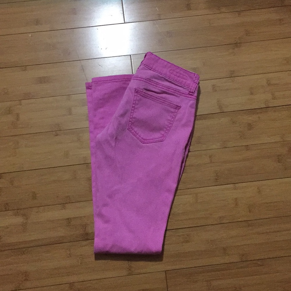 Pink colored pants